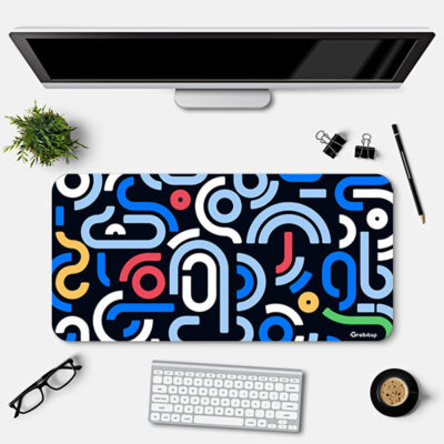 Abstract Puzzle Desk Mat