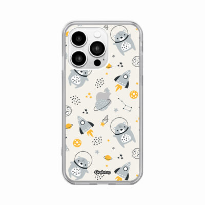 Astro Bear Clear Silicone Case