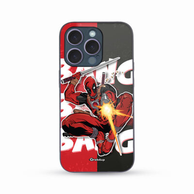 Deadpool Bang Glass Case Back Cover For All Mobile Models