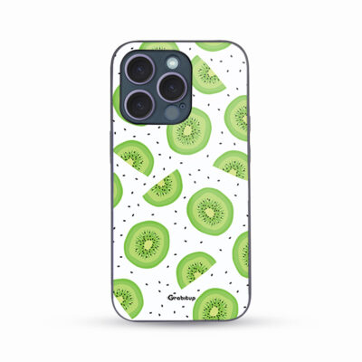 Fig Pattern Glass Case Back Cover For All Mobile Models