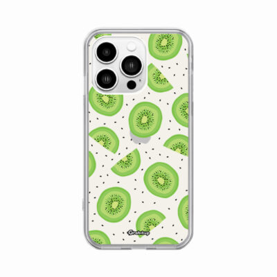 Fig Pattern Clear Silicone Case