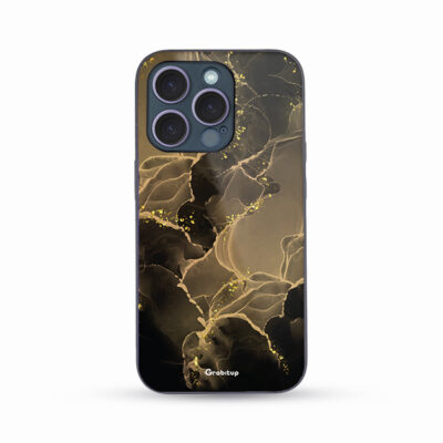 Floral Marble Glass Case Back Cover For All Mobile Models