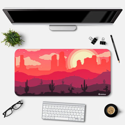 Night On The Desert Desk Mat