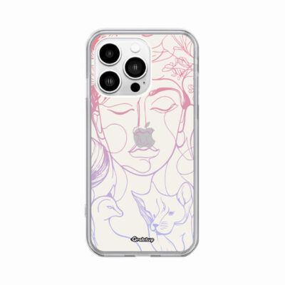 Serenity In Lines Clear Silicone Cases