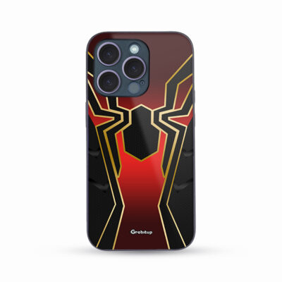 Spider Suit Glass Case Back Cover For All Mobile Models