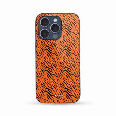 Tiger Pattern Glass Case Back Cover For All Mobile Models