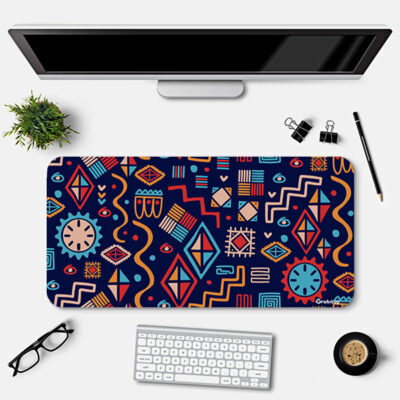 Tikki Pattern Desk Mat