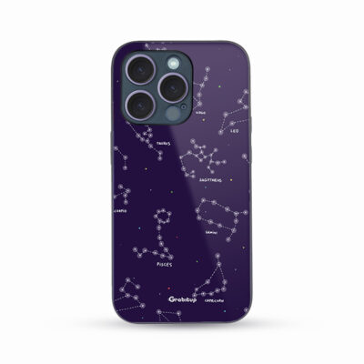 All Zodiac Pattern Glass Cases For All Mobile Models