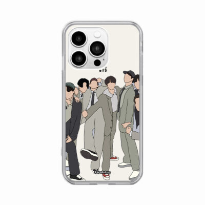 BTS Members Clear Silicone Case