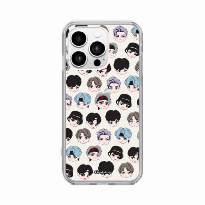 BTS Stars Clear Silicone Case