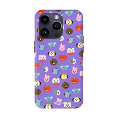 Cute Emoji Pattern Hard Case For All Mobile Models