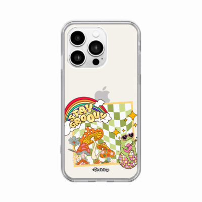 Groovy Sunshine Clear Silicone Case