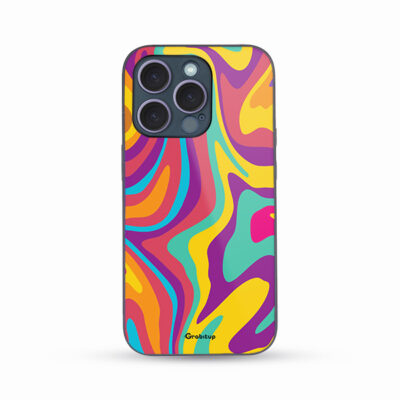 Groovy Vibe Glass Case Back Cover For All Mobile Models