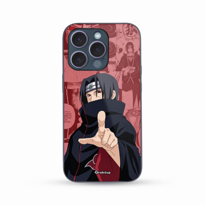 Itachi Uchiha Glass Case Back Cover For All Mobile Models