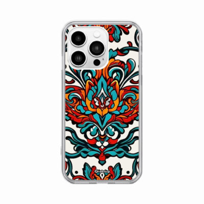 Motif Flames Clear Silicone Cases