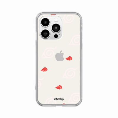 Naruto Symbol Pattern Clear Silicone Cases