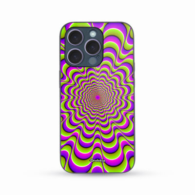 Hypnotic Vortex Trippy Psychedelic Glass Case Back Cover For All Mobile Models