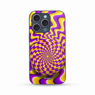 Mind Bending Vortex Glass Case Back Cover For All Mobile Models