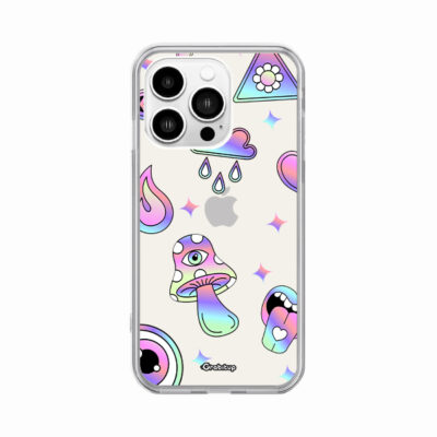 Vibe 2k Pattern Clear Silicone Cases