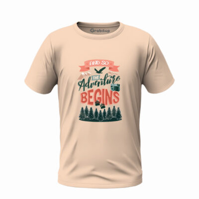 Adventure Begins Unisex in T-Shirt | Starting at Just ₹399