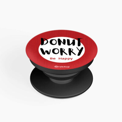 Donut Worry Flat Pop Holders