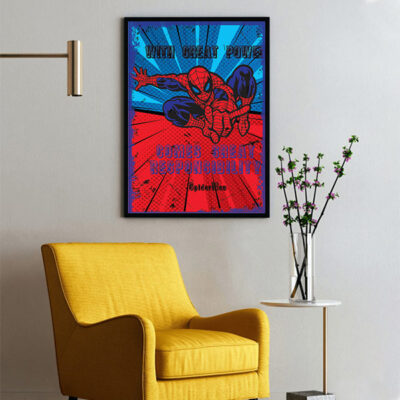 Spider Quotes Art Poster