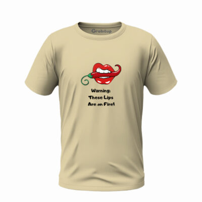 Warning Lips Unisex T-Shirt | Starting at Just ₹399