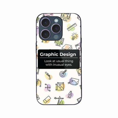 Graphic Designer Glass Case Back Cover For All Mobile Models