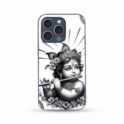 Hare Krishna Glass Case Back Cover For All Mobile Models