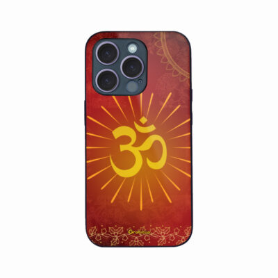 Om Shanti Glass Case Back Cover For All Mobile Models